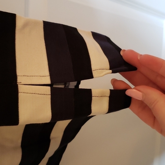 French Connection Women's Striped Bandage Dress - Size 6 - Picture 6 of 9